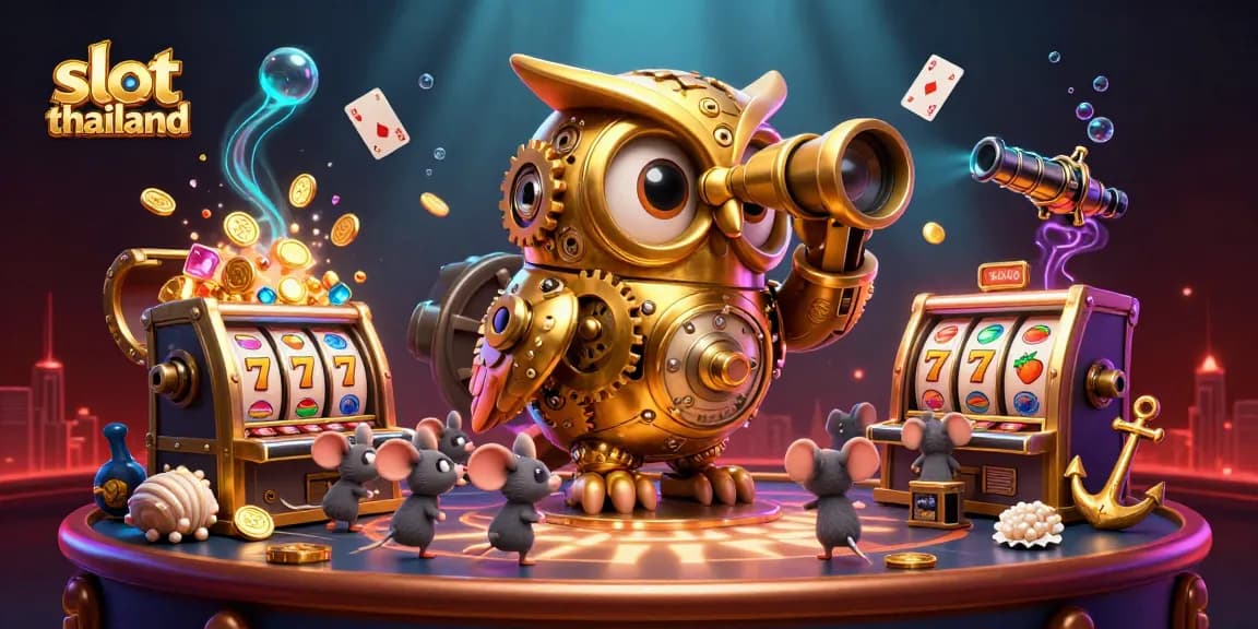 Engage in thrilling slot thailand gameplay with dynamic reels, golden coins, and vibrant casino elements.