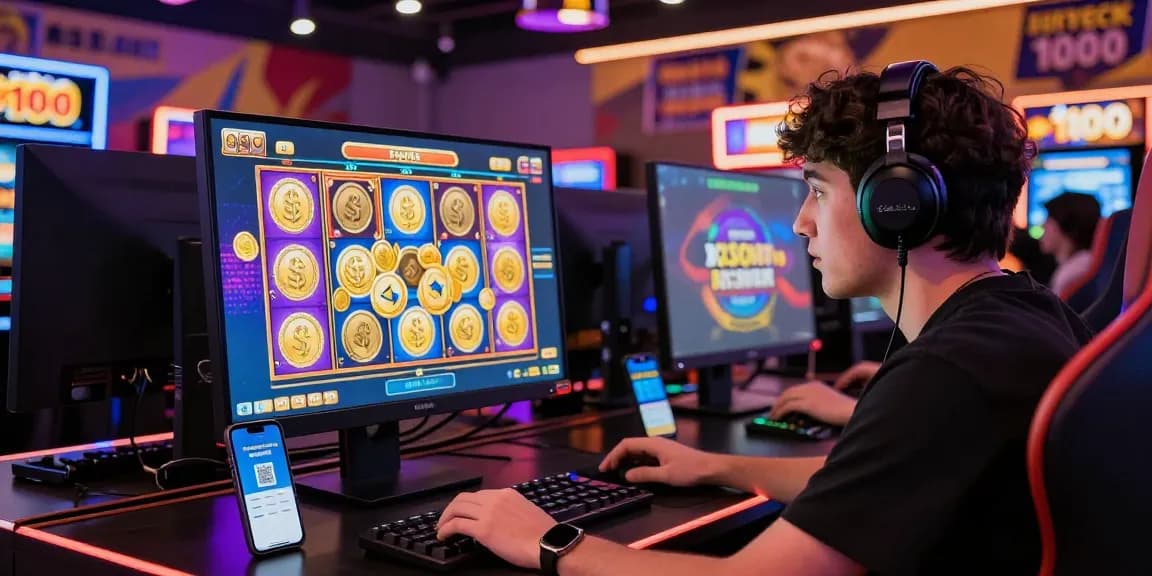 Exciting slot depo 1000 gameplay experience with vibrant graphics and QRIS payment options.