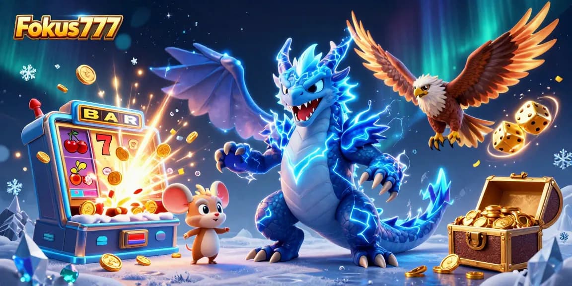 Spin to win with Fokus777's electrifying casino experience, featuring thrilling slot games.