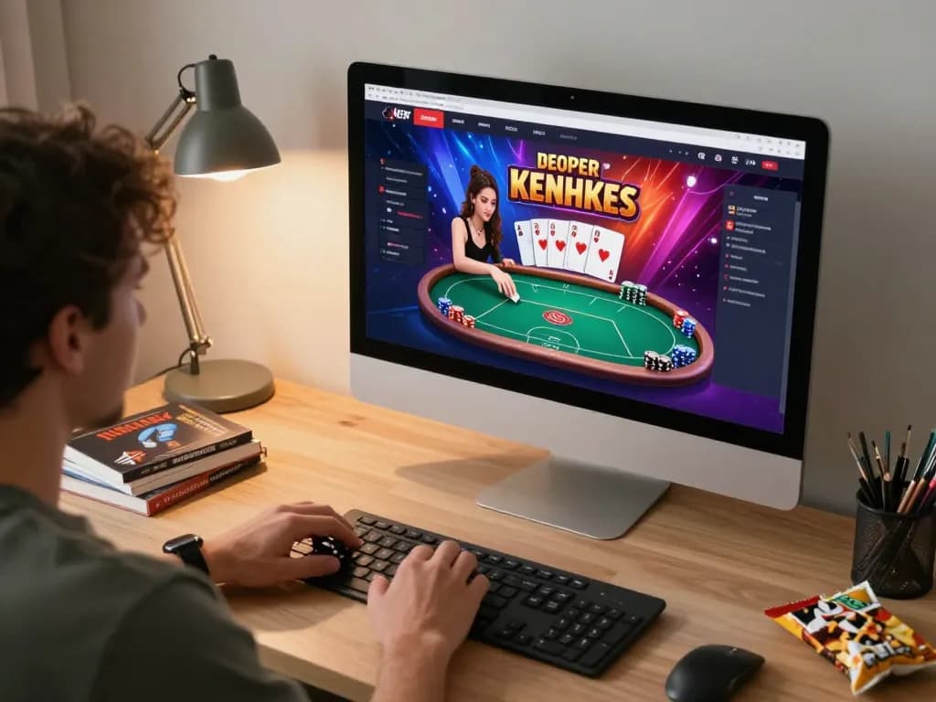 Engaging high-stakes poker gameplay at home featuring FAFA 828 online gaming interface