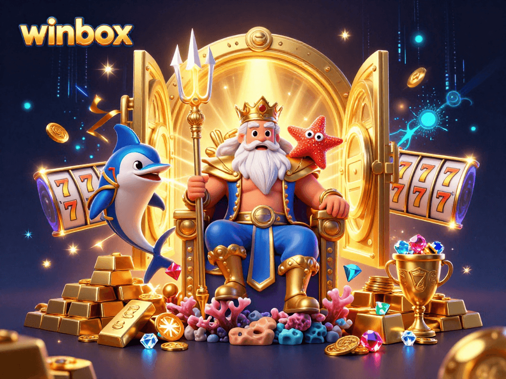 Experience thrilling wins at Winbox with vibrant casino treasures and enchanting characters in play.