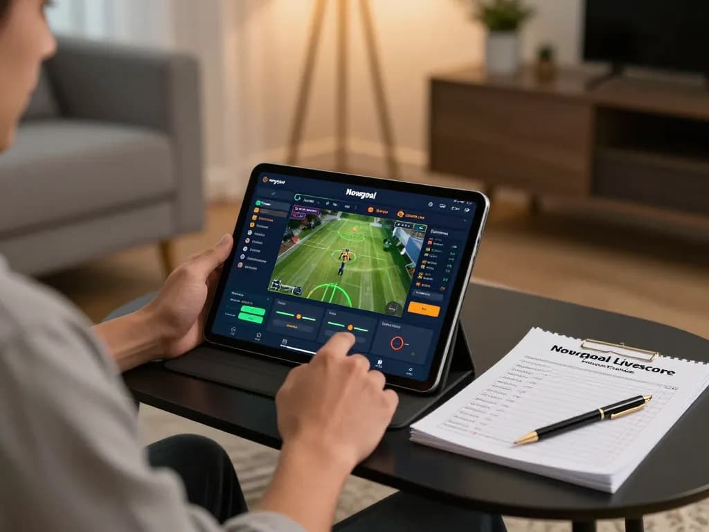 Cách Dùng Nowgoal Livescore Xem Trận Đấu Trực Tiếp for online betting in a cozy home environment.