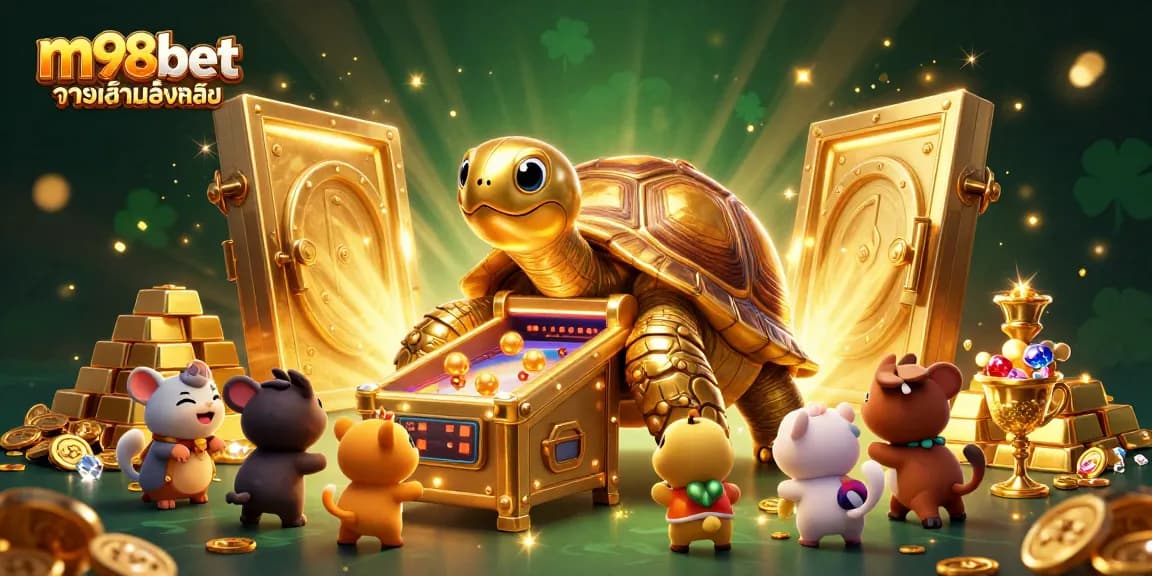 Experience the thrill of m98bet ทางเข้ามือถือ with our captivating illustration capturing dynamic casino action!