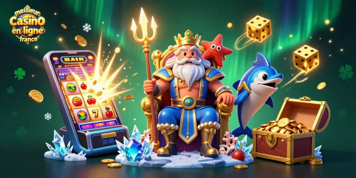 Découvrez les jeux au meilleur casino en ligne en France avec un roi des mers et un jackpot explosif.