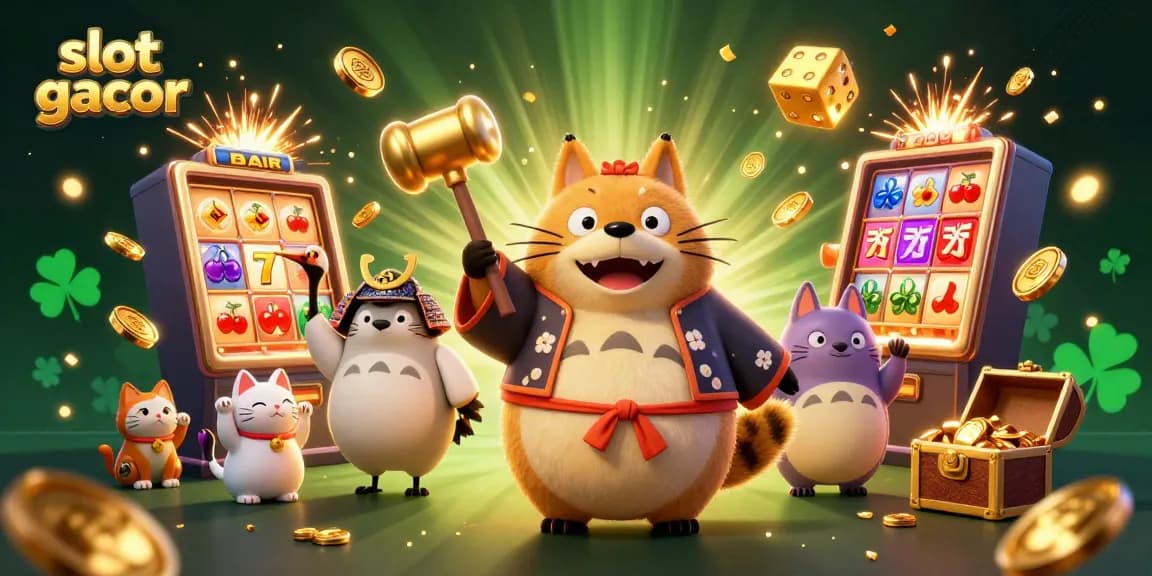 Menangkan jackpot fantastis slot gacor malam ini dalam ilustrasi penuh warna dan semarak