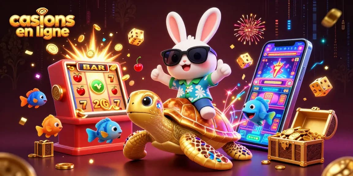 Profitez des meilleurs casinos en ligne avec ce cadre de jeu amusant et coloré.