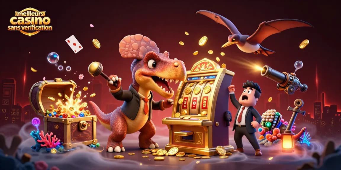 Gagnez avec les meilleurs casinos sans vérification en jouant aux machines à sous dorées dans un univers ludique.