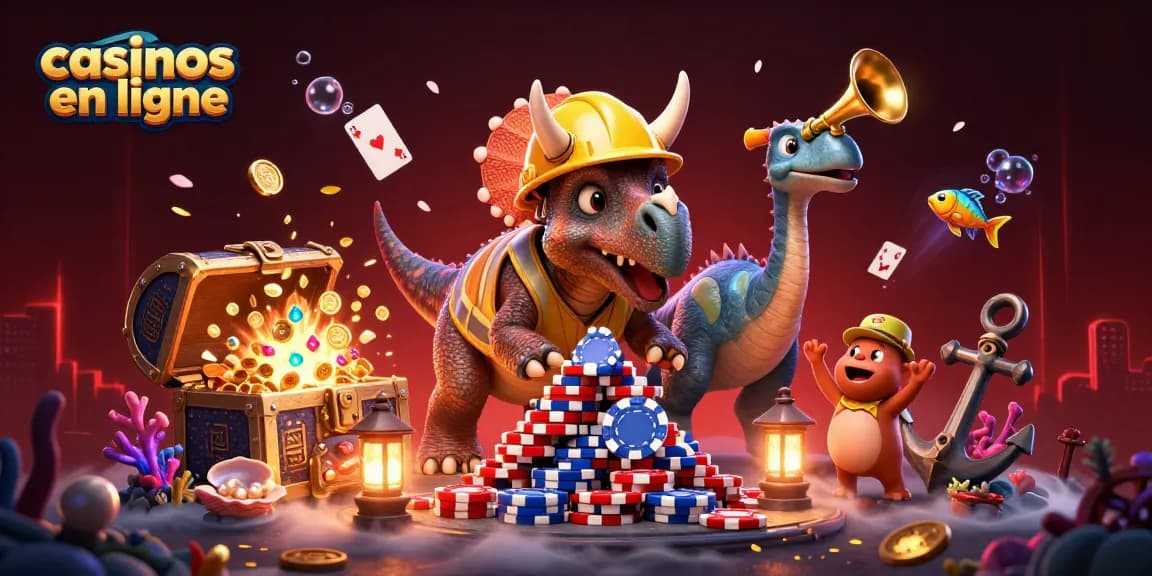 Jouer dans des casinos en ligne passionnants avec divers effets de jeu.