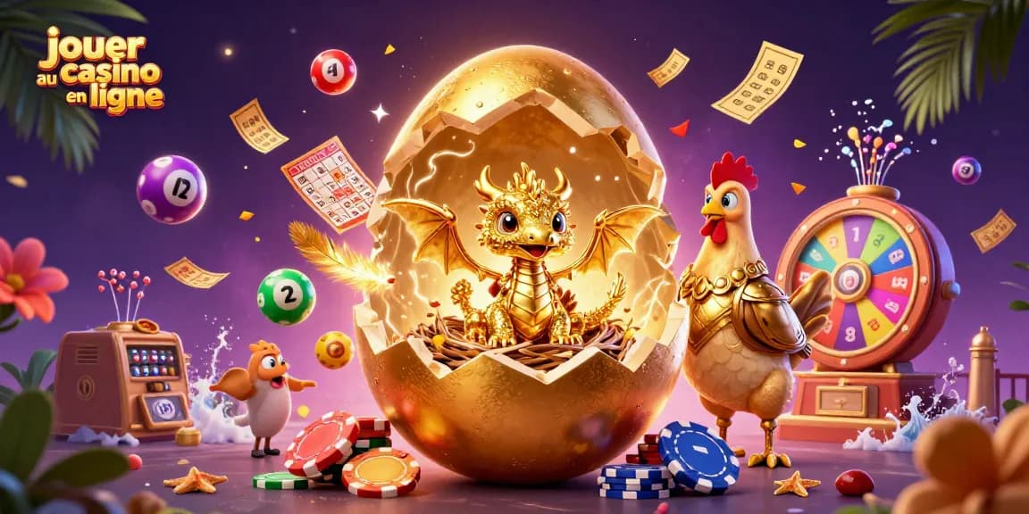 Jouez au casino en ligne avec des personnages captivants et des éléments de jeu riches en couleurs.