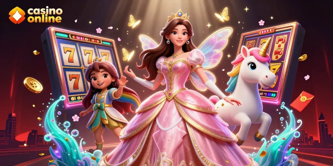 Découvrez l'excitation du casino en ligne avec une illustration captivante mettant en scène des personnages vibrants et des éléments de jeu.