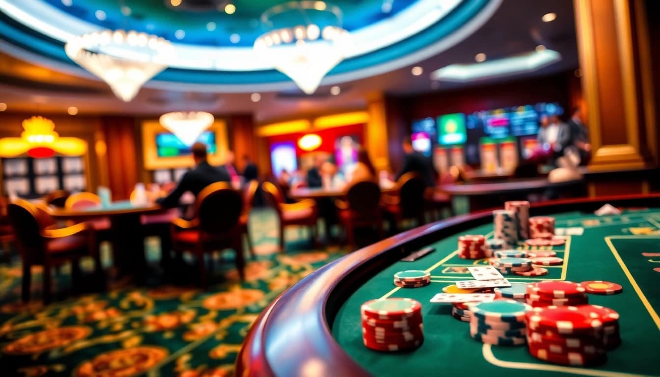 Erleben Sie den Casino Bonus ohne Einzahlung neu in einem eleganten Spiele-Setting mit lebhaften Farben.