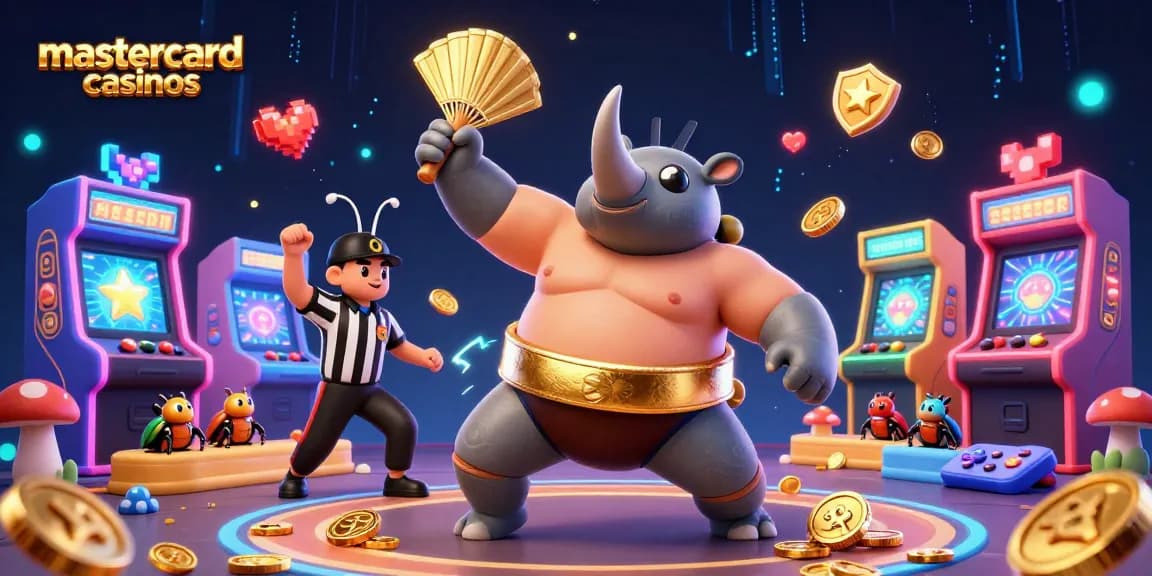 Experience the excitement of mastercard casinos with vibrant 3D characters and gold coins flying!