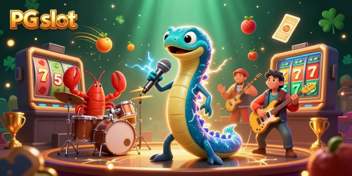 Engage with PG slot excitement in a vibrant underwater casino featuring lively characters and dynamic game elements.