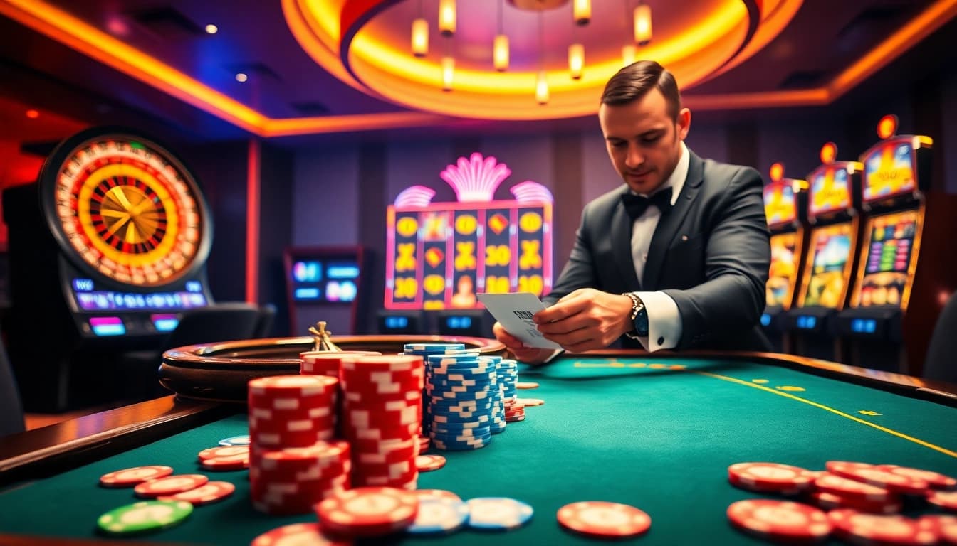 Vivez l'excitation dans un casino en ligne fiable avec des tables de jeu vibrantes et des machines à sous palpitantes.