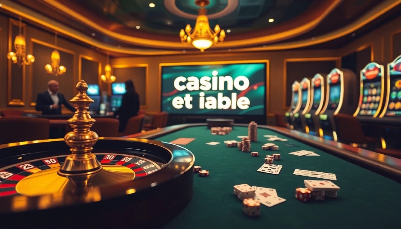Ressentez l'excitation du casino en ligne fiable avec des éléments de jeu captivants et une ambiance luxueuse.