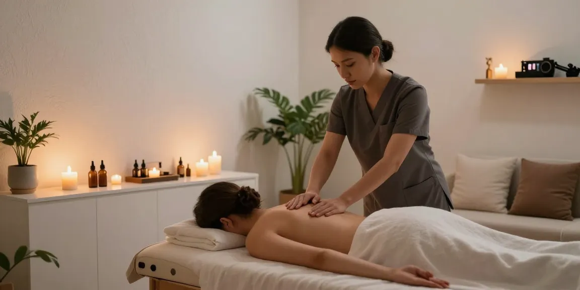 Soothe your senses at a premium 1인샵 massage therapy session, featuring a skilled therapist and a calming atmosphere.