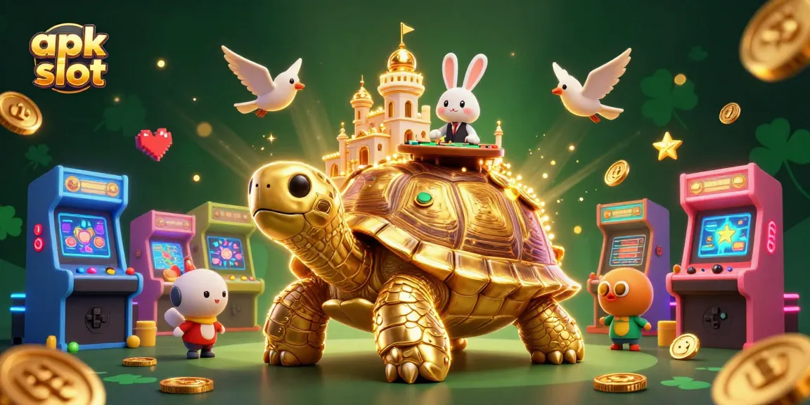 Mainkan apk slot dengan keseruan simbol emas dan dealer kelinci di mesin slot digital ini