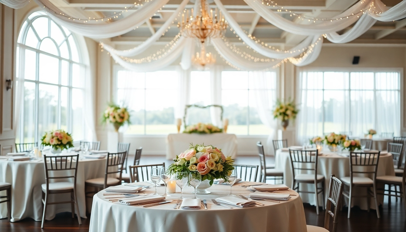 Celebrate in a stunning Wedding Event Space Jacksonville filled with elegance and floral beauty.