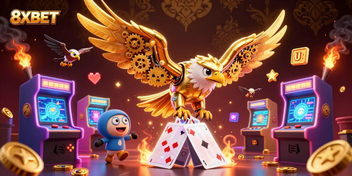 Engage in thrilling gambling action with 8XBET's vibrant casino experience featuring dynamic game elements and colorful visuals.