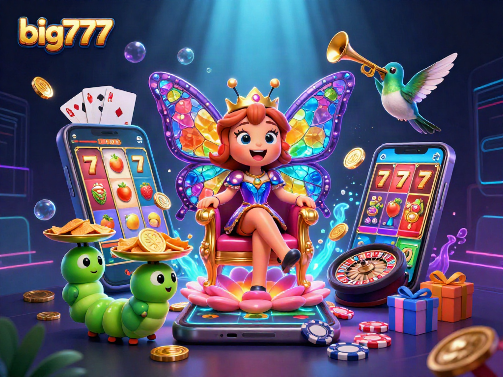 Experience thrilling gameplay and vibrant visuals in big777's colorful casino world.