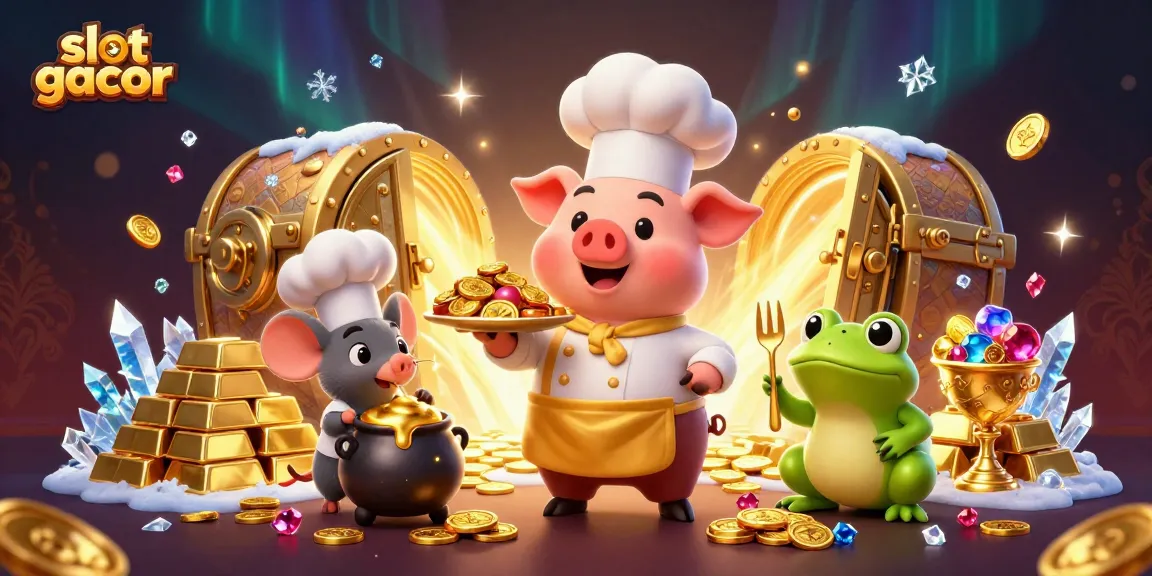 Menangkan slot gacor dengan koin emas dari chef dan teman-temannya.