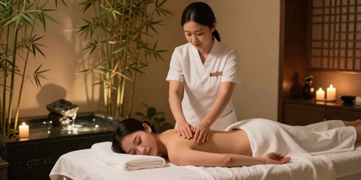 춘천OP의 편안한 힐링 마사지 서비스 장면