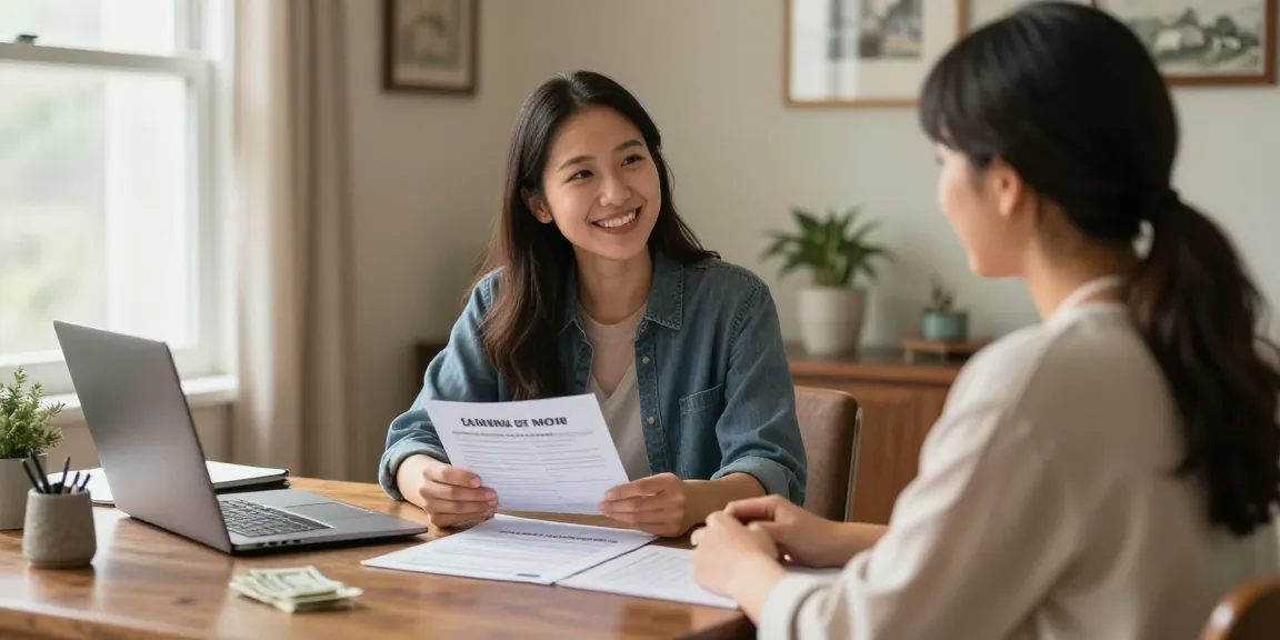 We buy houses in Tennessee - Trusted local home buyers meeting with a homeowner to discuss options.