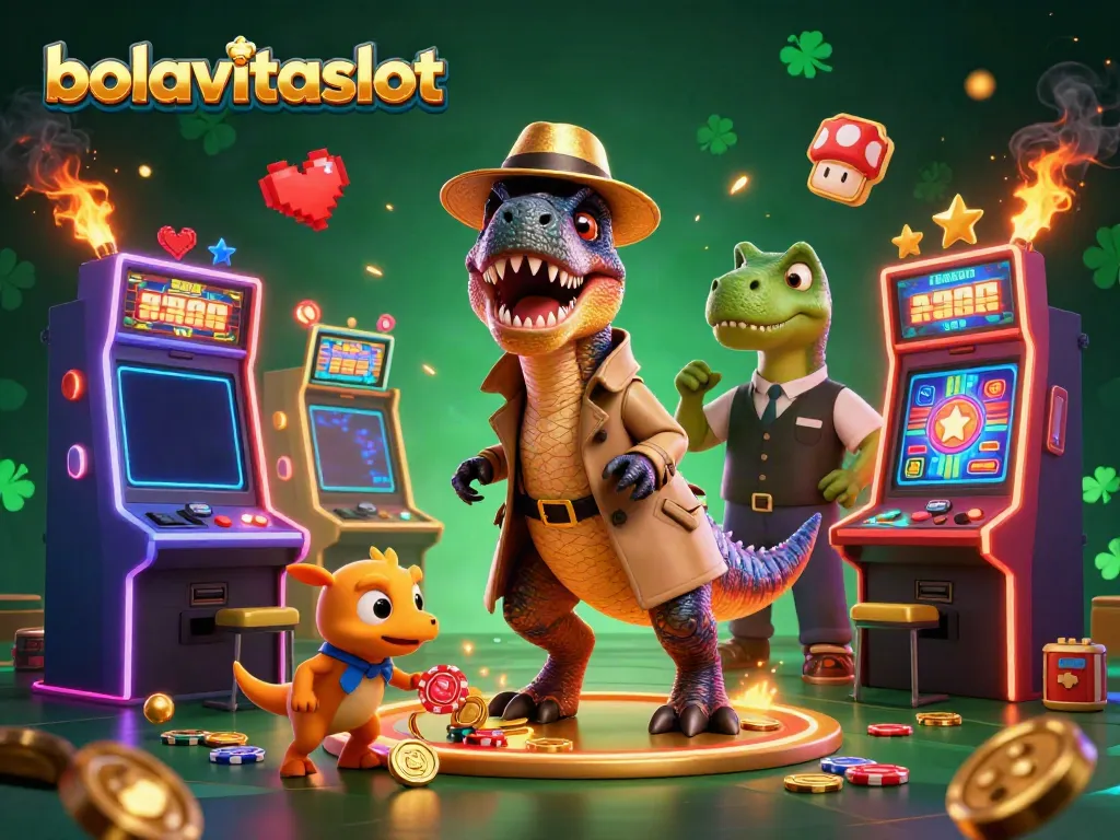 Experience thrilling slot action at bolavitaslot with colorful characters and vibrant game elements.