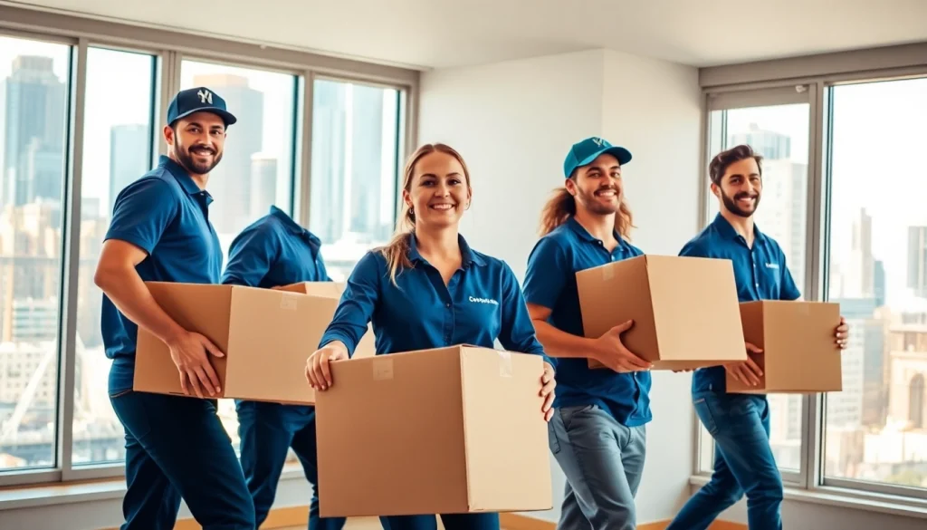 Best Toronto Movers efficiently handle relocation tasks in a vibrant urban apartment setting.