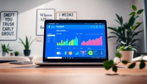 Engage with the dynamic Facebook SMM panel interface for effective social media marketing.