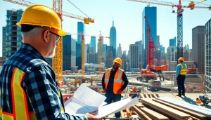 Manhattan Commercial General Contractor efficiently managing a construction project in Manhattan.