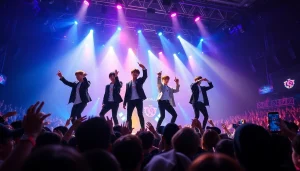 BTS news highlights a captivating concert performance by the beloved K-pop group.