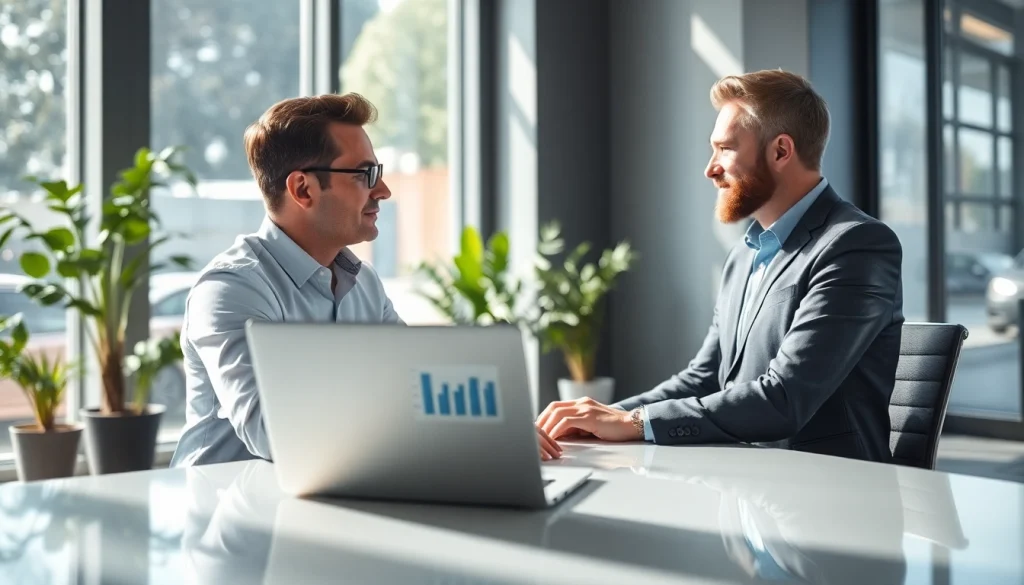 Learn how to choose an extended warranty provider through a consultation in a modern office setting.