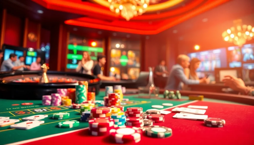 Vivez l'excitation dans un casino en ligne fiable avec des tables de jeu dynamiques et des joueurs engagés.