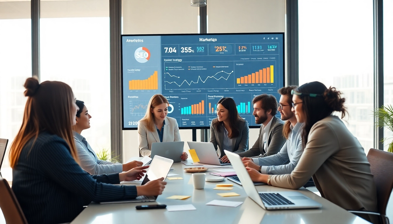 Boost your online visibility with expert edmonton seo strategies in a collaborative office environment.