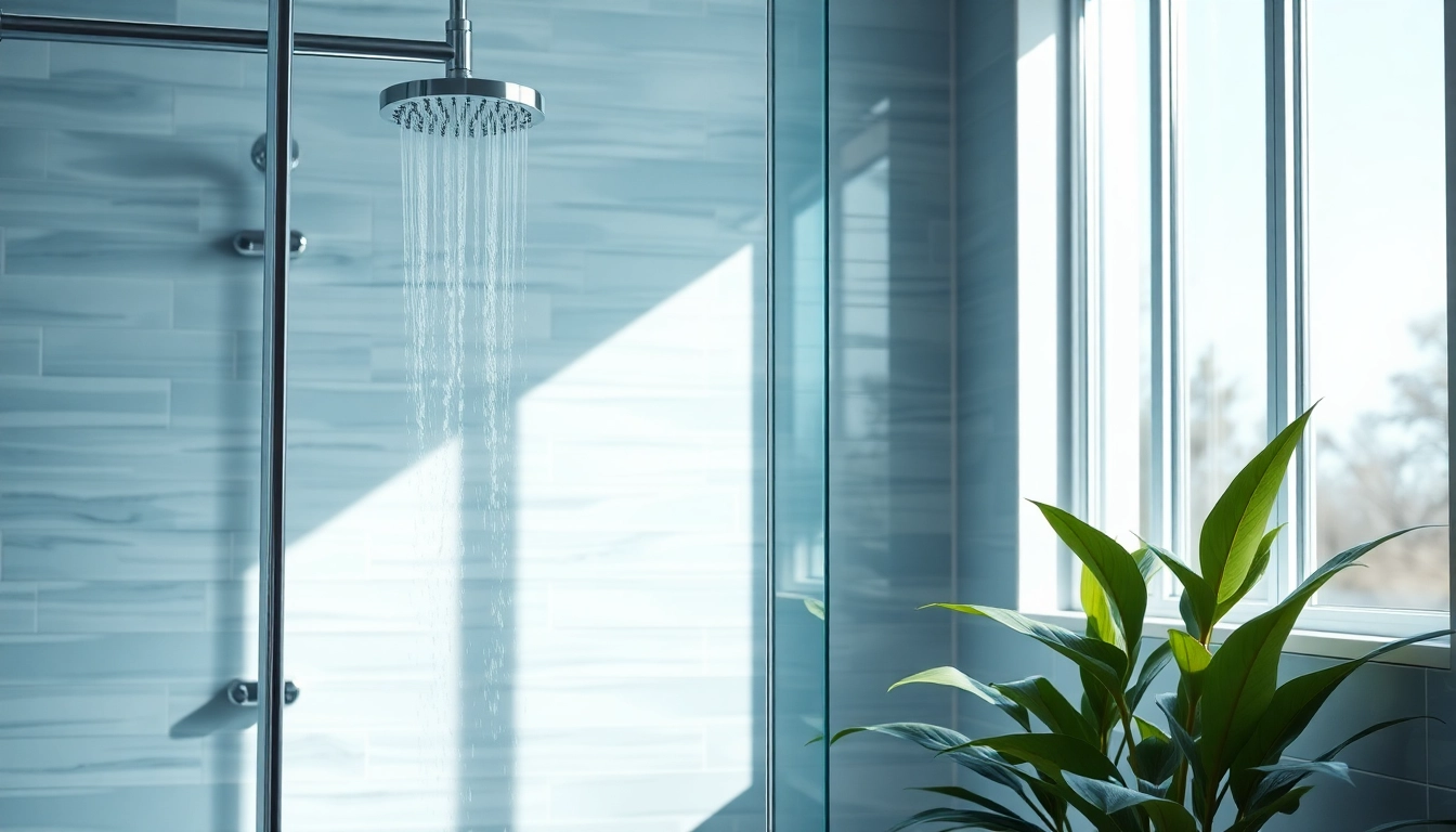 Experience elegant showers Australia with a modern rain showerhead in a contemporary bathroom.