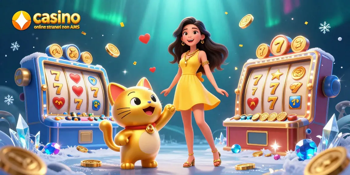 Scopri l'emozione nei casino online stranieri non AAMS con slot vivaci e simboli fortunati dorati.